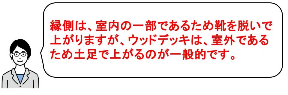 縁側とウッドデッキの違い｜茨城｜IK-HOME